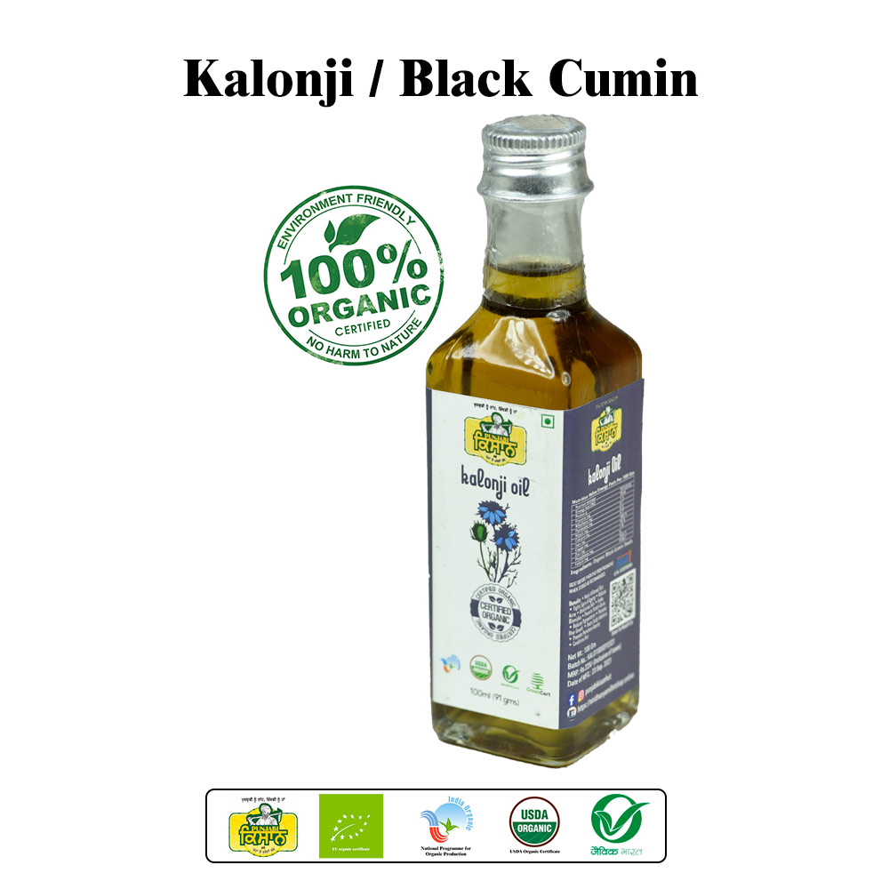 Black Cumin Oil Kalonji Tail 100ML - Punjabi Kisan